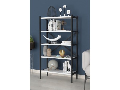 Метална етажерка White 5 shelves